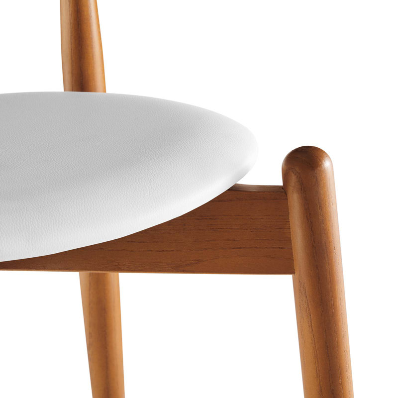 Ensemble de chaises de salle à manger Stalwart par Modway, Blanc, 1