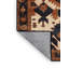 Tapis persan noir lavable à la machine-643845371
