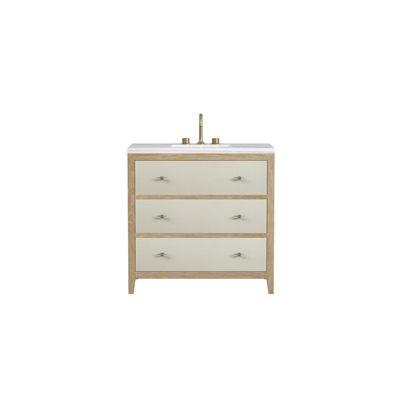 Celeste 36'' W Single Vanity, Parisian Blue, 8" Widespread