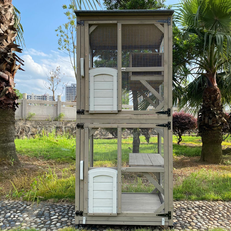 Enceintes d'extérieur pour chats Catio