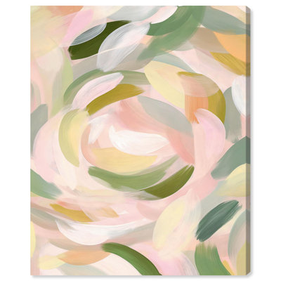 «Brushstroke II», toile texturée abstraite par Art Remedy