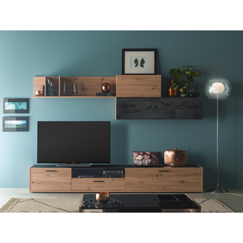 Vitruvia 2 Piece Floating Shelf with Reclaimed Wood