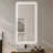 48×24 Inch Anti-Fog LED Bathroom Mirror With Modern Straight-Edged Design, 3 Color Dimmable Lighting, Horizontal/Vertical Wall Mount