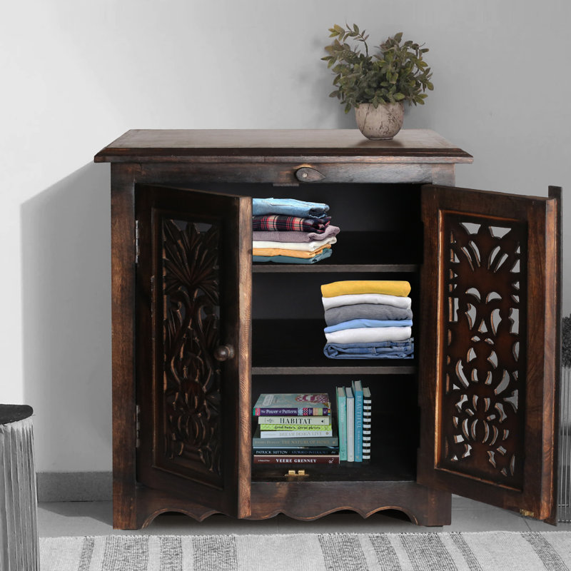 Gustavo End Table, Dark Brown