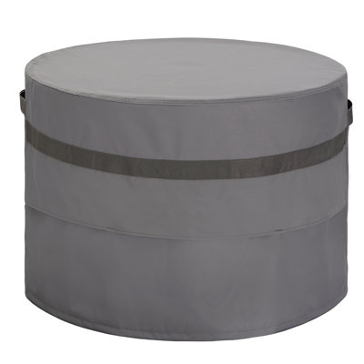 Patio fire pit cover gray by Arlmont & Co.