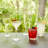 Hammered Champagne Glass-Clear w/Gold Rim