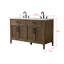 Meuble-lavabo double 54 po avec dessus Sebastiano-111376222