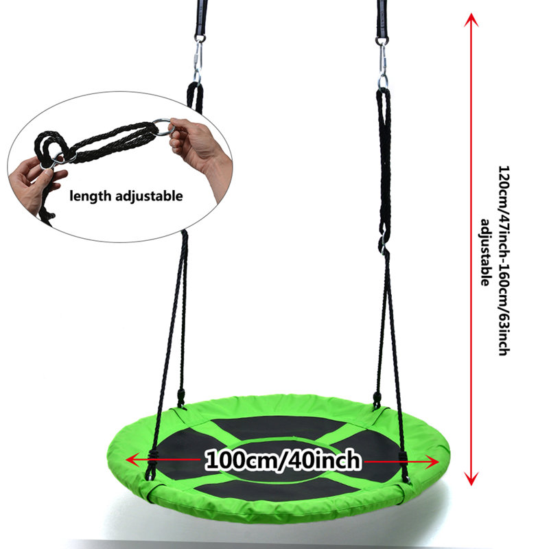 Balançoire plateforme 40 "avec soucoupe 40"
