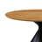 Colvell Round Dining Table With Conical Metal Base