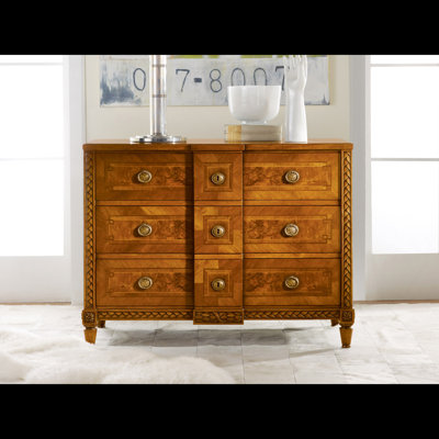Continental Solid Wood 47'' W 3 - Drawer Dresser