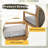 Zephyra Solid Acacia Wood 2-Person Seating Group With Cushions