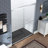 Double Sliding Shower Door 44-48" Width x 72"Height with 1/4"(6mm) Clear Tempered Glass-122721548