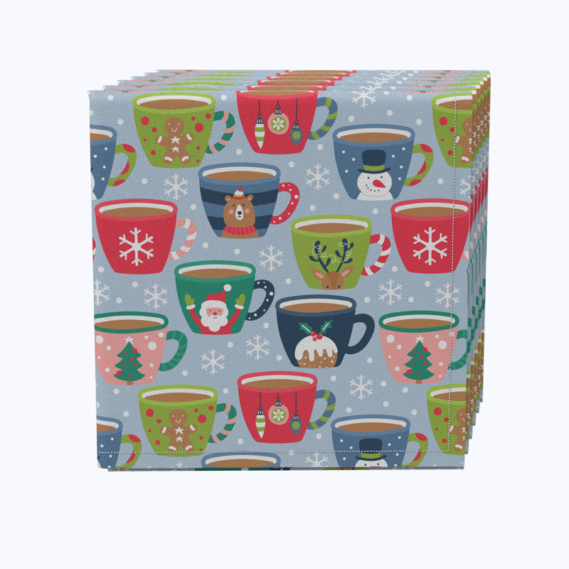 Danaja 100% Cotton No Pattern Square Napkin