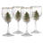 Spode Christmas Tree Wine Glasses 13 Oz