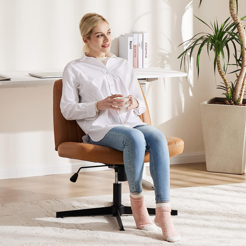 Chaise de travail, Brun