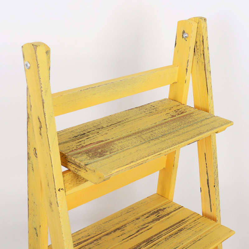 16'' W Manufactured Wood Shelving Unit, Gold