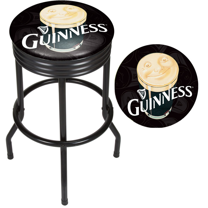 Tabouret tournant 28,5 ", Noir