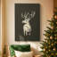 Toile tendue avec châssis en lin doux Carol of Pines-1429900243