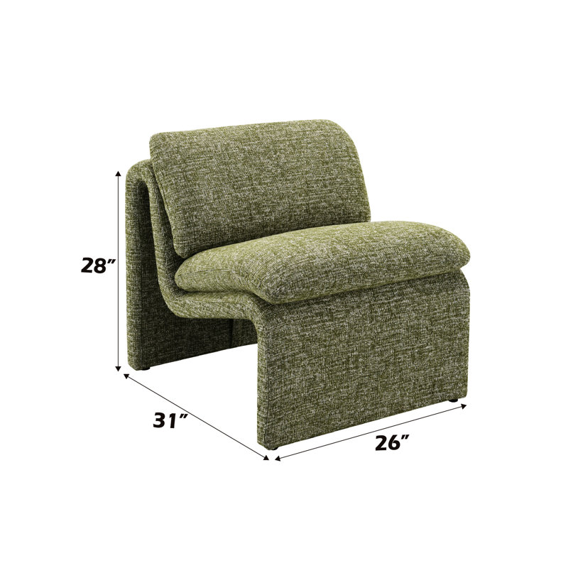 Avec cadre - Boucle, coussins en mousse, ensemble courbé et fauteuil, mousse, boucle