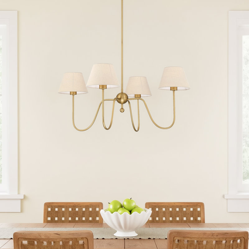 Beacon 4 - Light Dimmable Traditional Chandelier