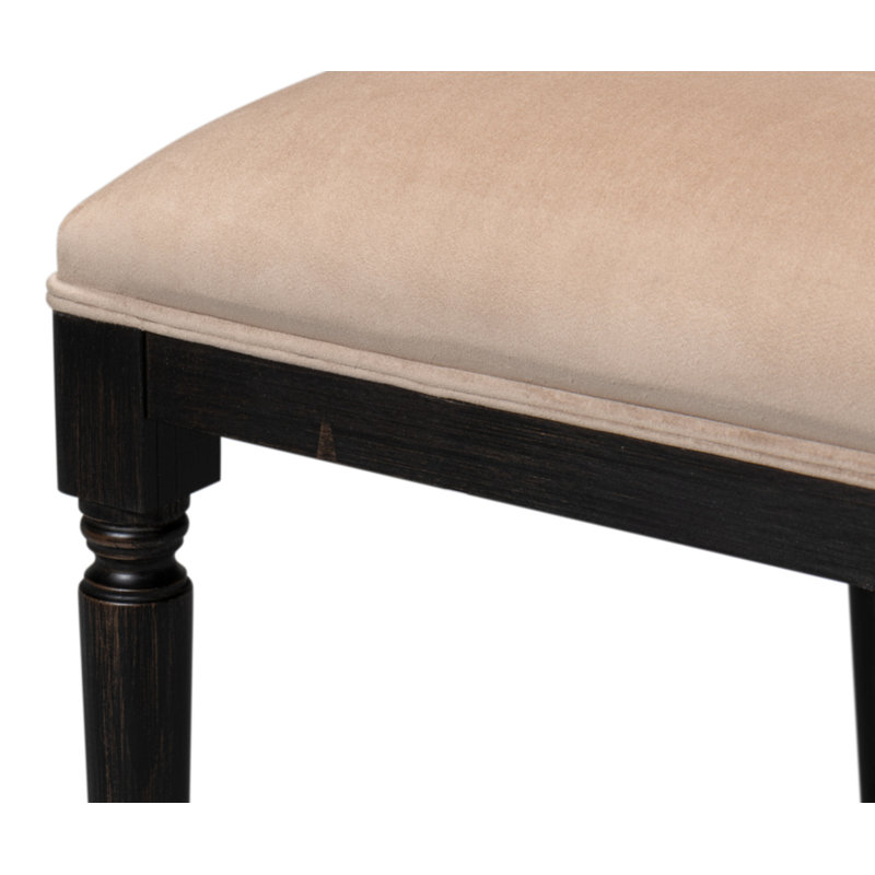 Cane Back Upholstered Dining Chair