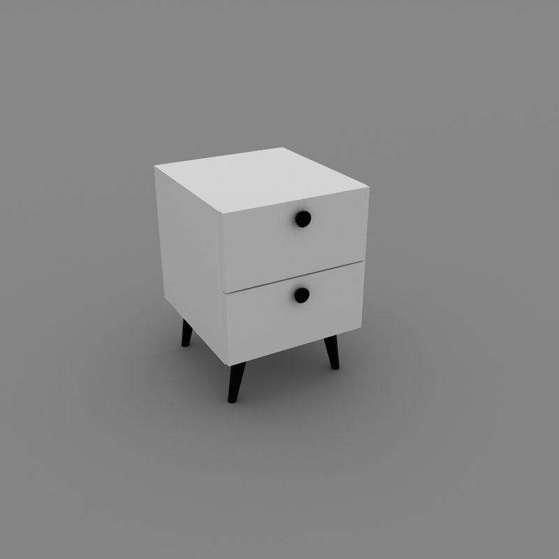 Conwell 40cm W Bedside Table