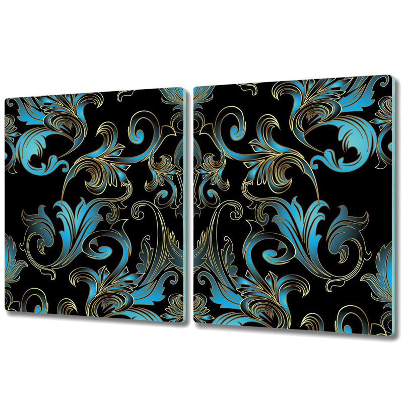Mcburney Tempered Glass Chopping Board, 52cm x 30cm