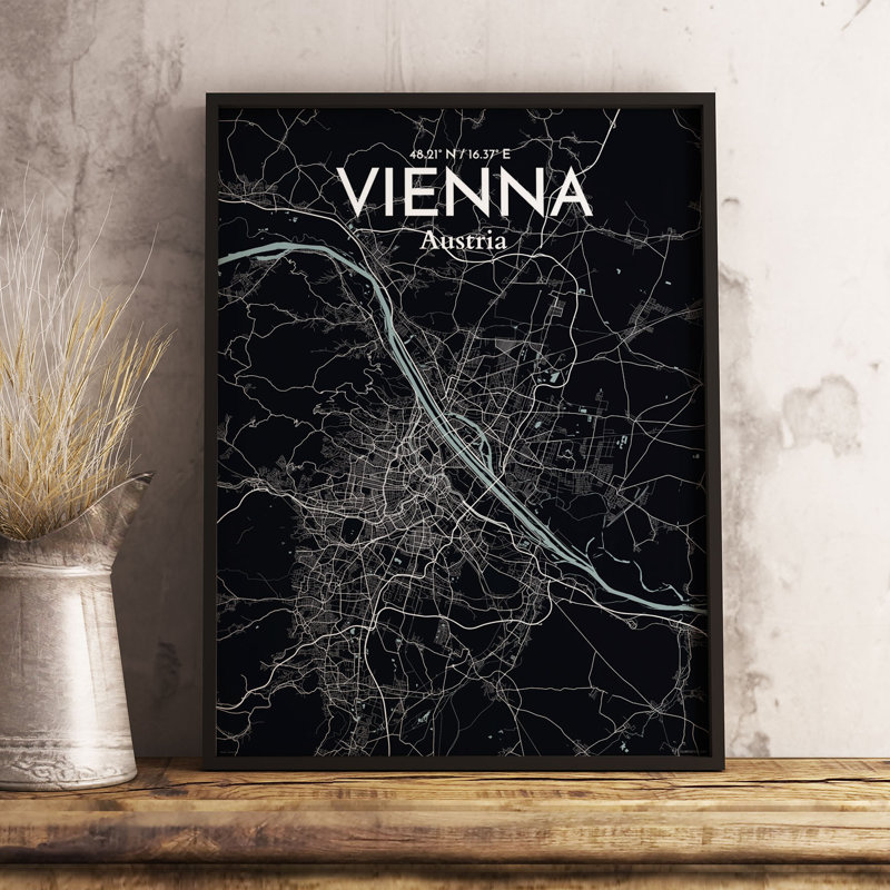 Vienna - No Frame Print, 70.8 cm H x 40.6 cm W x 0.1 cm D