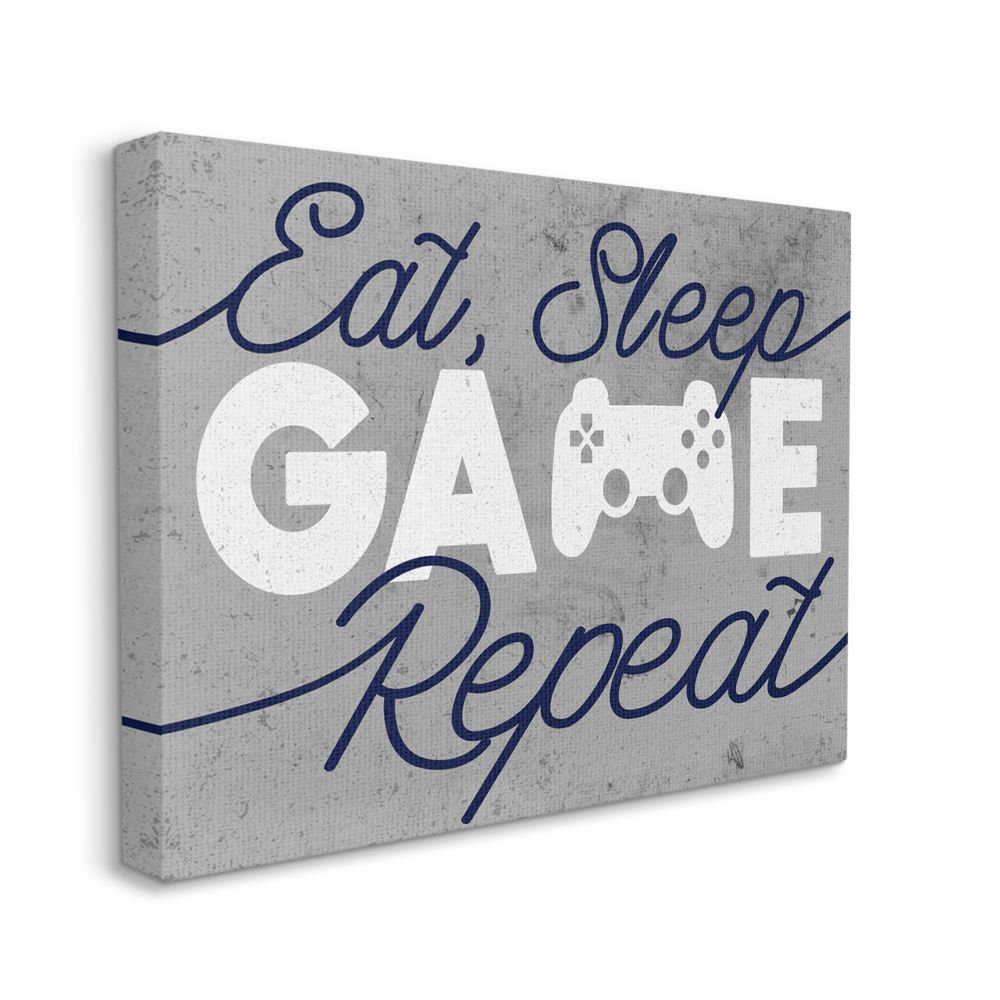 " Video Game Controller Eat Sleep Game Repeat " by Daphne Polselli Harriet Bee