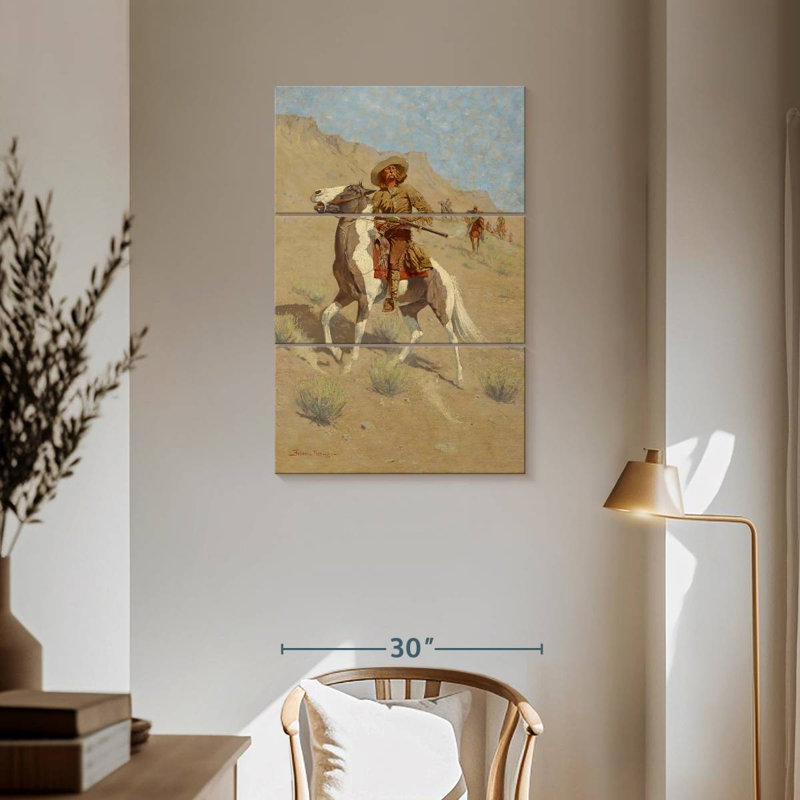 Lelar The Scout, 57" H x 36" W
