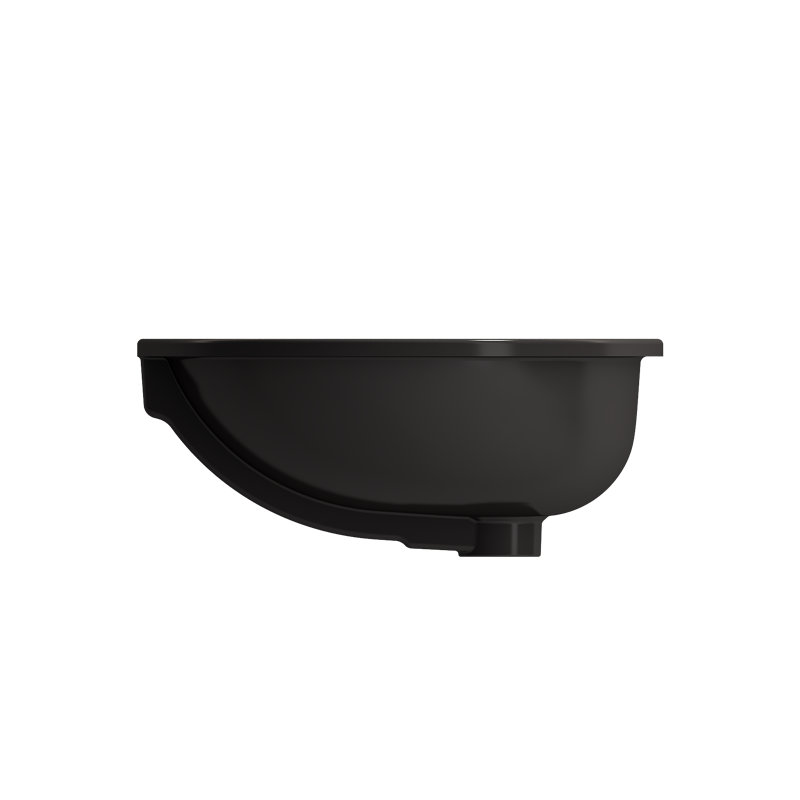 Parma 22.4'' L Bathroom Sink, Matte Black