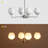 4-Light 30"W Modern Chandelier with Frosted Vase Glass Shade for Dining Room or Kitchen Island-27856698