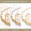 Nordic Round Bathroom Framed Mirror Wall Hanging-995030477-995030476