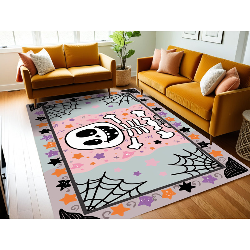 Tapis de Noël lavable The Holiday Aisle®, Rectangulaire 3 pi x 5 pi