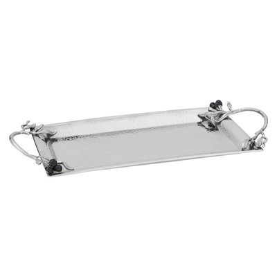 Gulzar Stainless Steel Decorative Tray