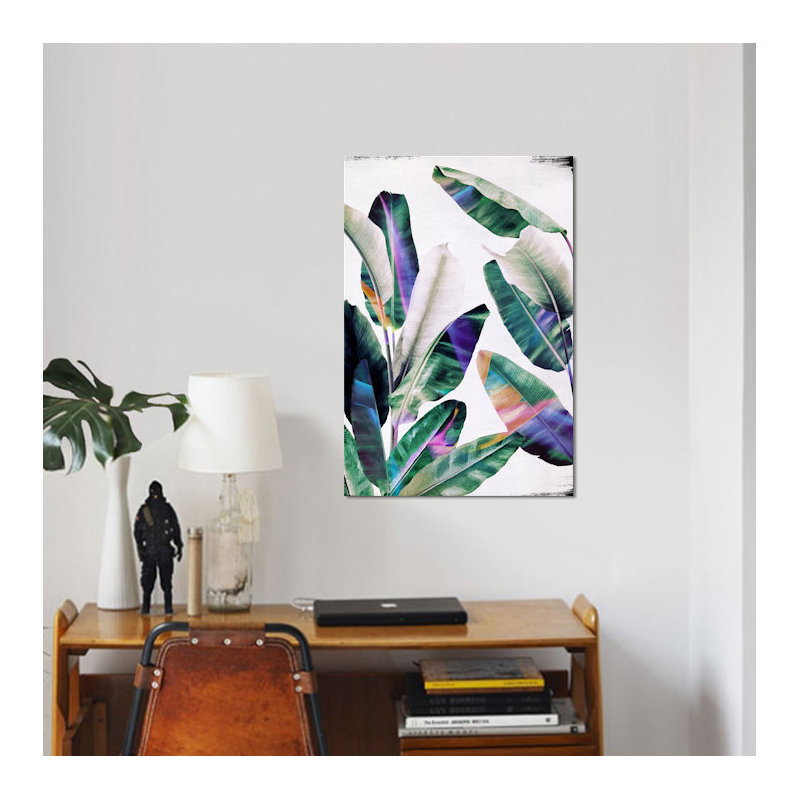 « tropical i », impression sur toile, H 12 po x l 8 po x P 0,75 po