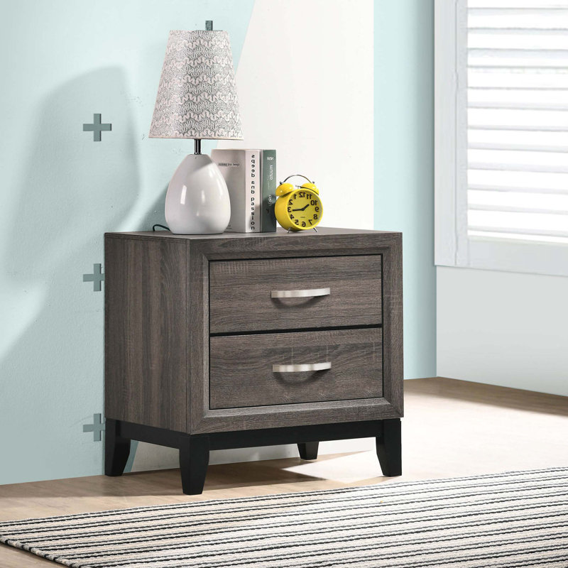 Stephan 2-Drawer Nightstand