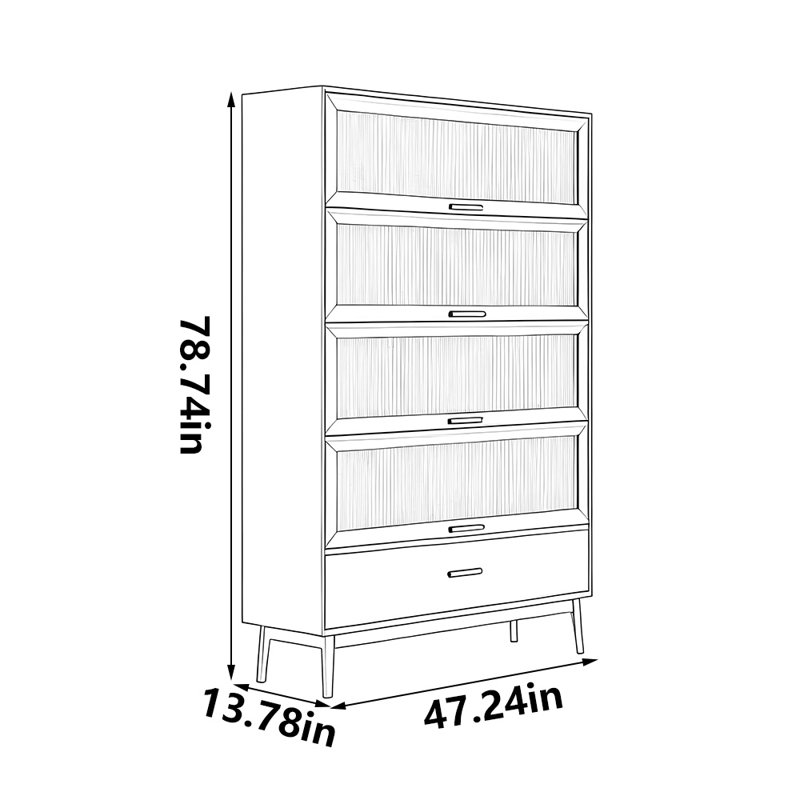 Large capacity storage bookcase