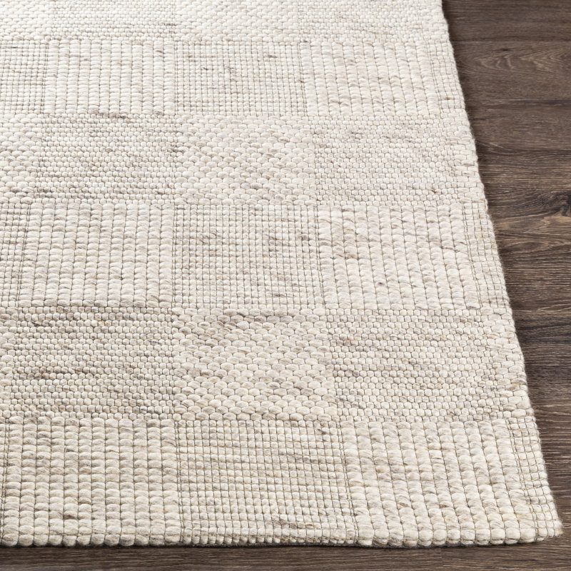 Becker Wool Geometric Indoor Rug, Rectangle 5' x 7'6"
