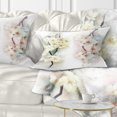 Coussin de bouquet floral fleur d’illustration