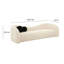 Canapé en simili peau de mouton beige Leonie de Tov Furniture-929856282