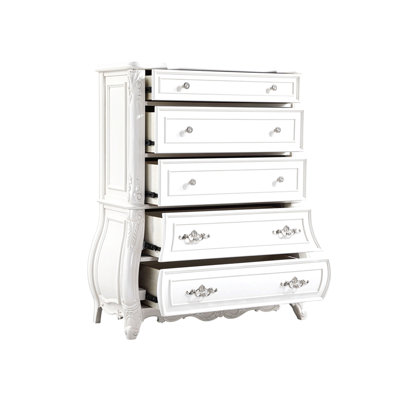 Commode 5 tiroirs en bois