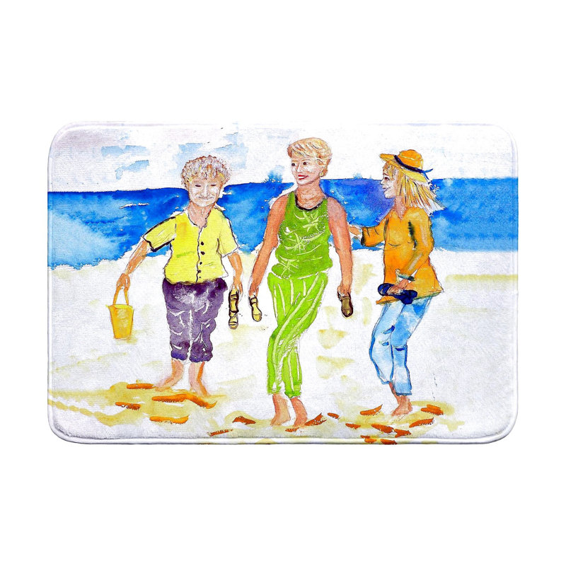 Tapis de bain Grandma at the Beach