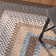 Liptak Braided Hand Woven Performance Machine Washable Geometric Rug