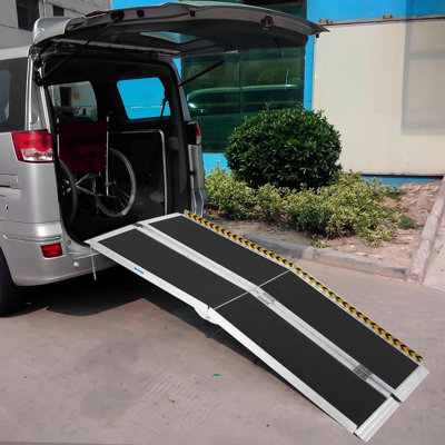 Fashionwu Aluminum Foldable Portable Ramp