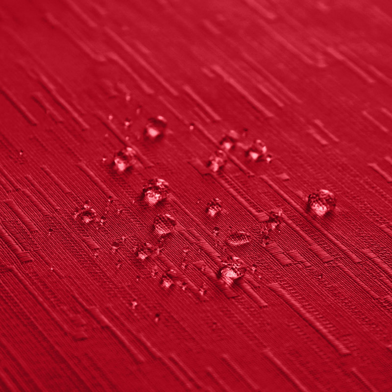 Brosh Solid Texture Water and Stain Resistant Polyester Rectangle Tablecloth, Red, 102" x 60"