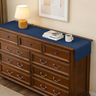 Chemin de table en faux lin