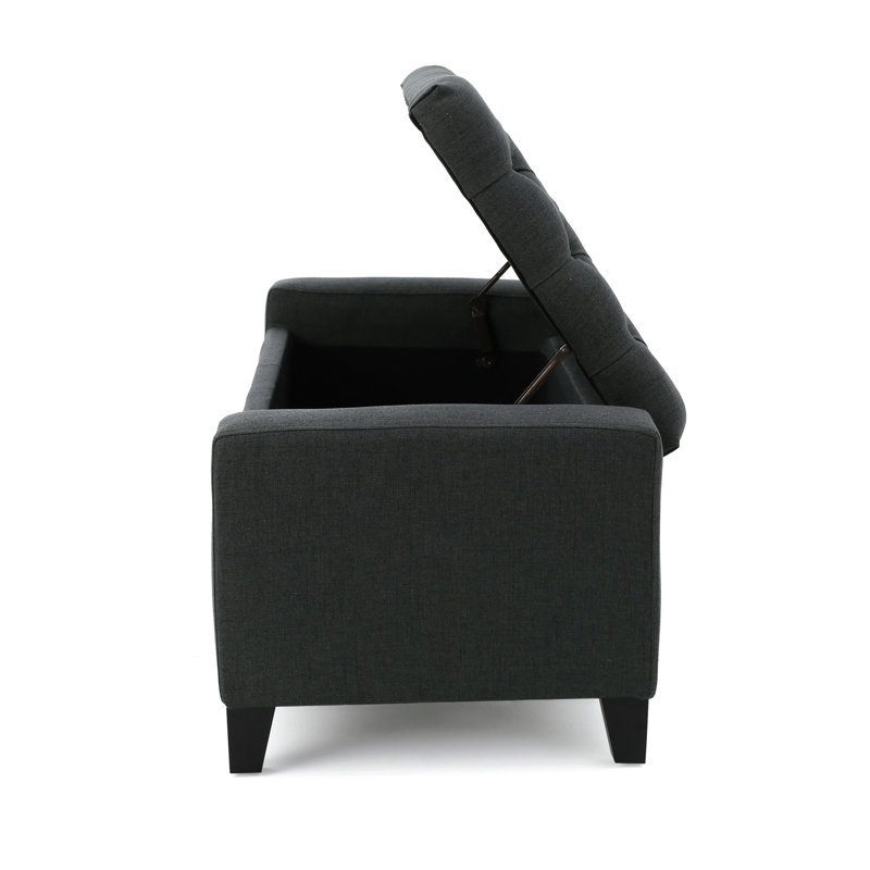 Stylish Dark Gray Storage - 20.50D X 51.00W 16.56H Enhances Your Living Area Decor Improves Room Appearance, Dark Gray