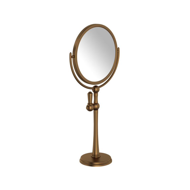Perrin & Rowe® Freestanding Makeup Mirror, English Bronze