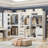 72"-108"Closet System With Drawers And Rods-1181748213